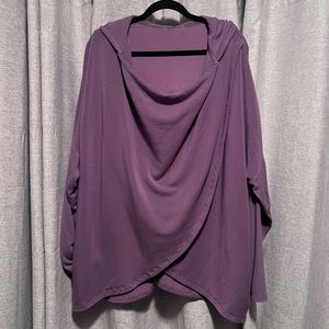 Athleta Puranama Hooded Sweatshirt - Purple - 2x